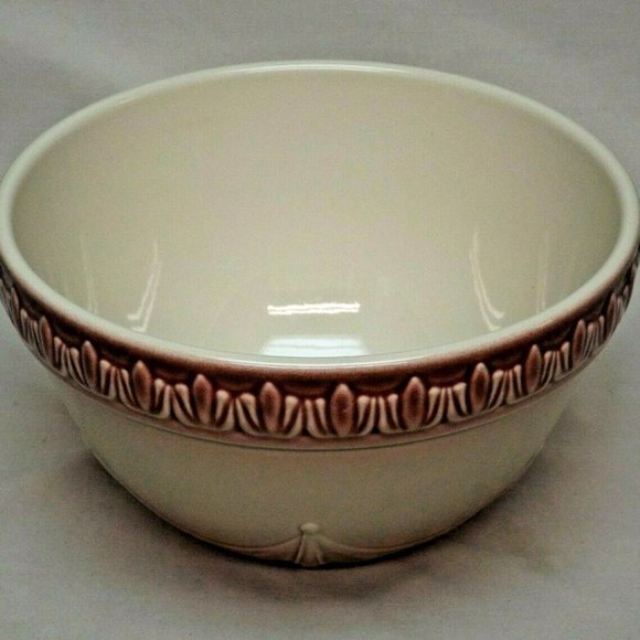 Longaberger Pottery American Craft Originals 8" Paprika Mixing Bowl - Picture 3 of 11